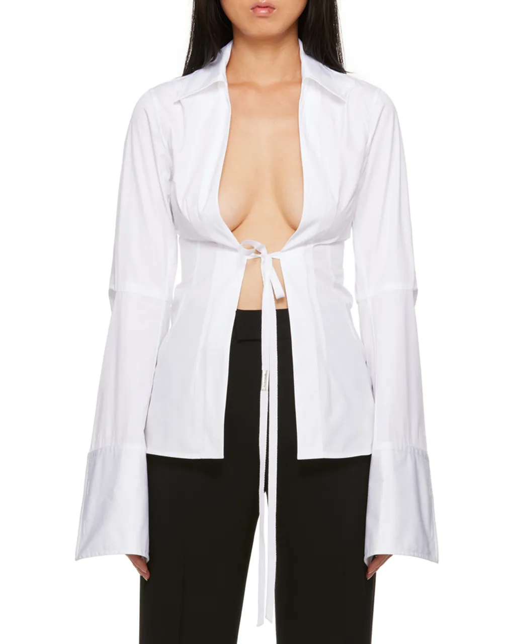 Ann Demeulemeester Linsey Drawstring Shirt