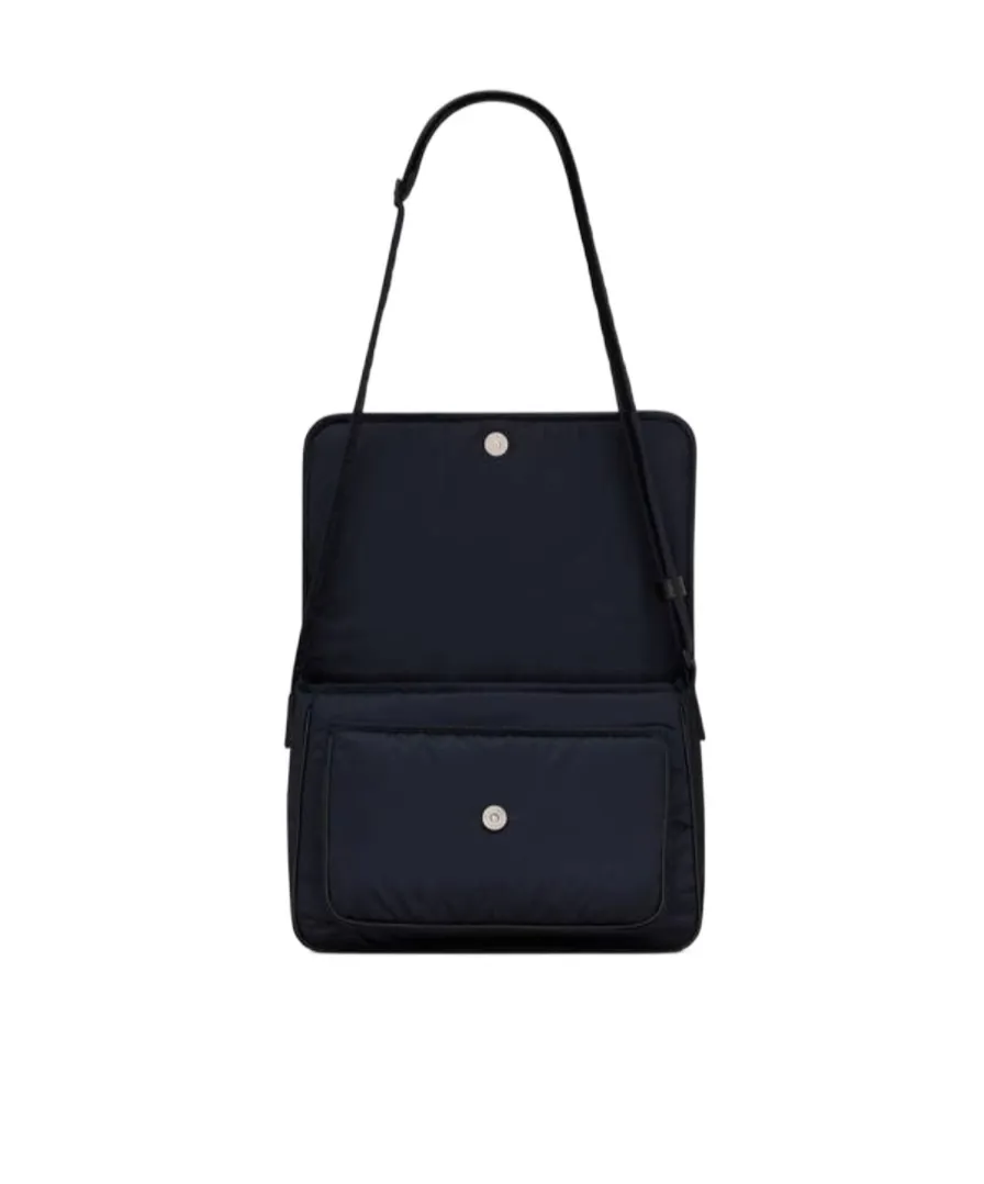 Saint Laurent Niki Logo Plaque Messenger Bag