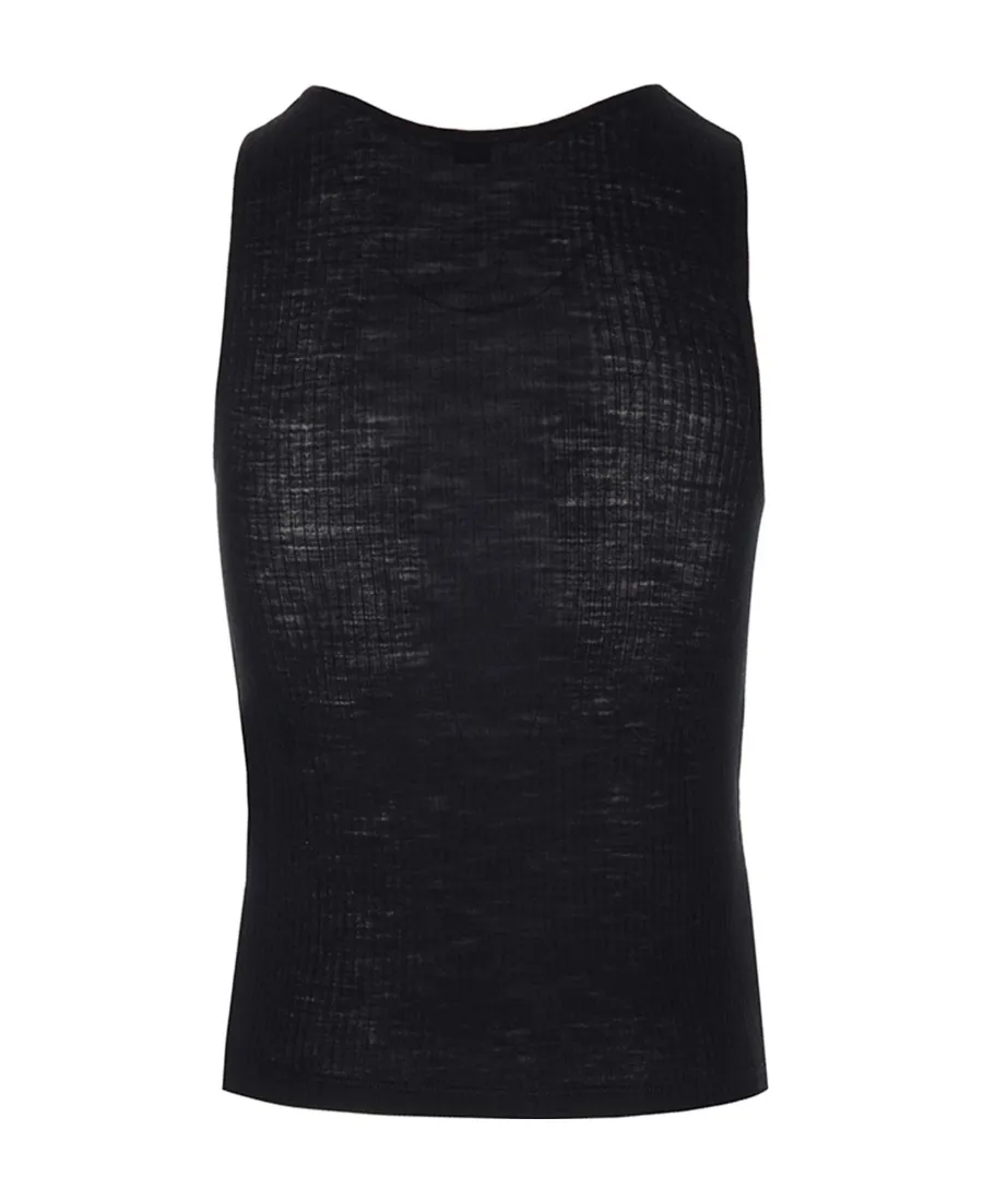 Saint Laurent Cassandre Sleeveless Tank Top