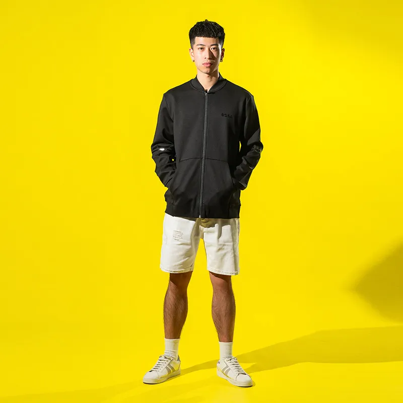 Logo-Print Cotton Jacket