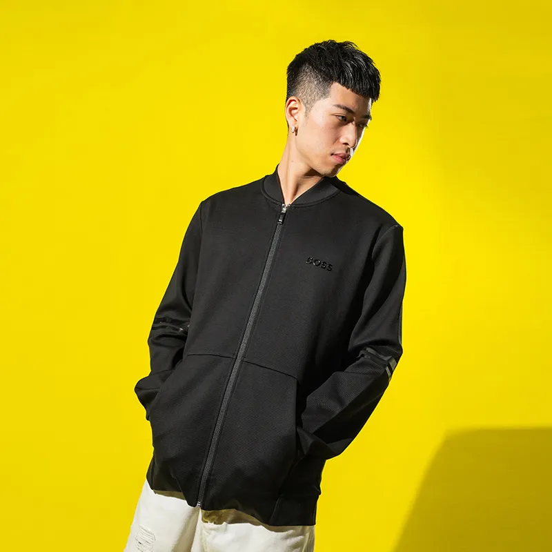 Logo-Print Cotton Jacket