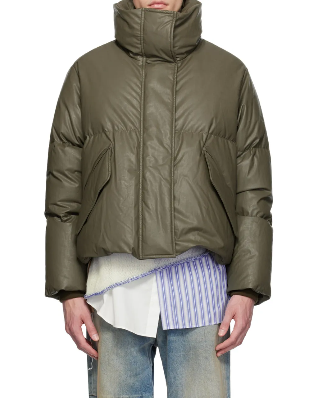High-Neck Puffer Coat