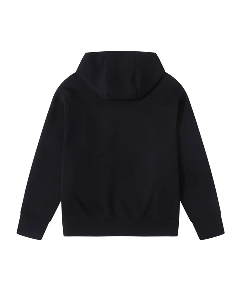 Patch-Detail Drawstring Hoodie