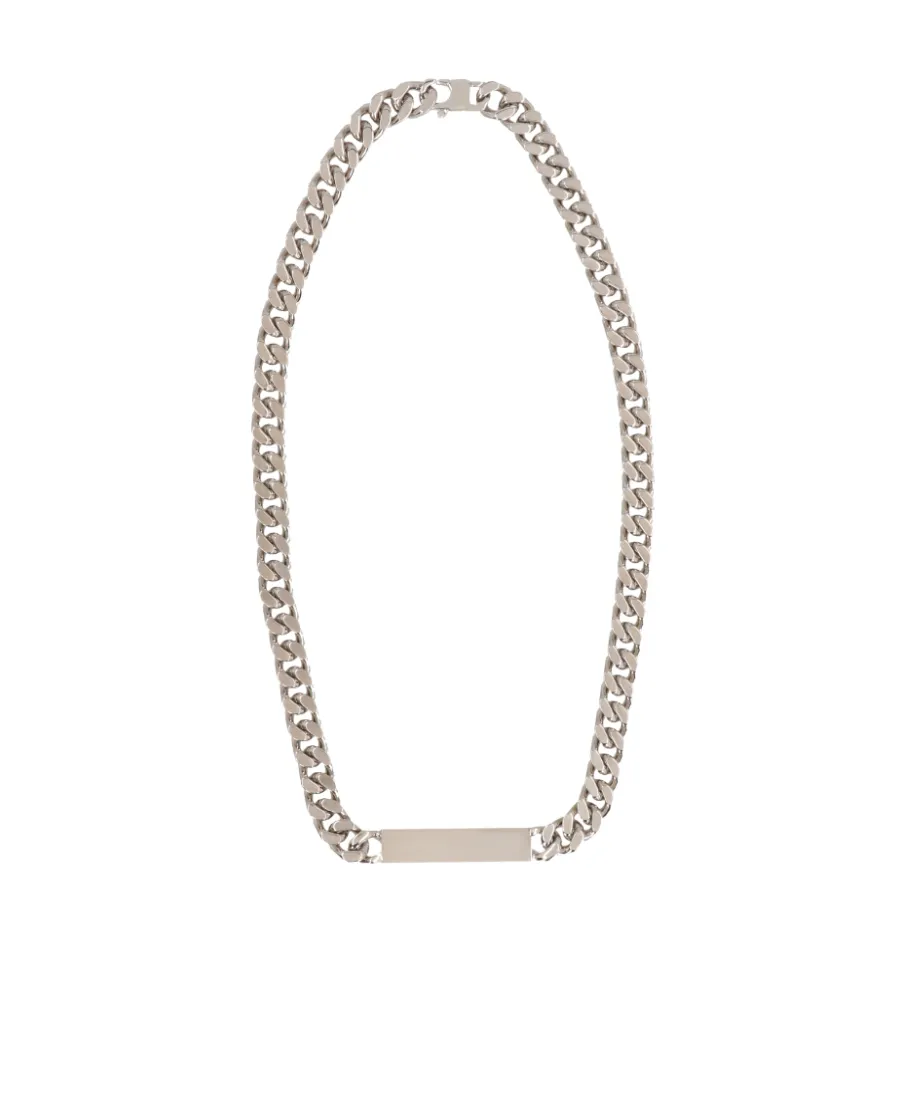 Mm6 Maison Margiela Logo-Debossed Chain-Linked Necklace