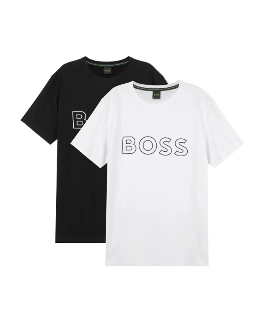 Logo Printed T-Shirt Two-Piece Set