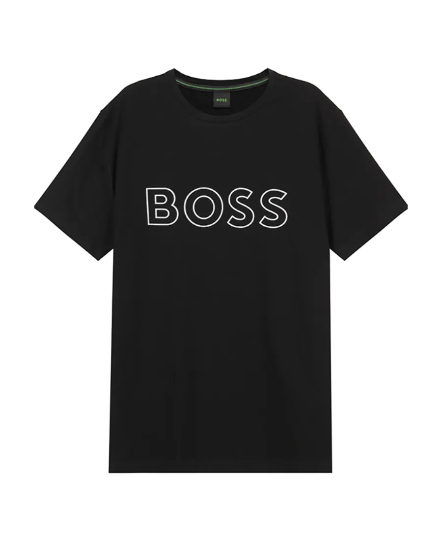 Logo Printed T-Shirt Two-Piece Set