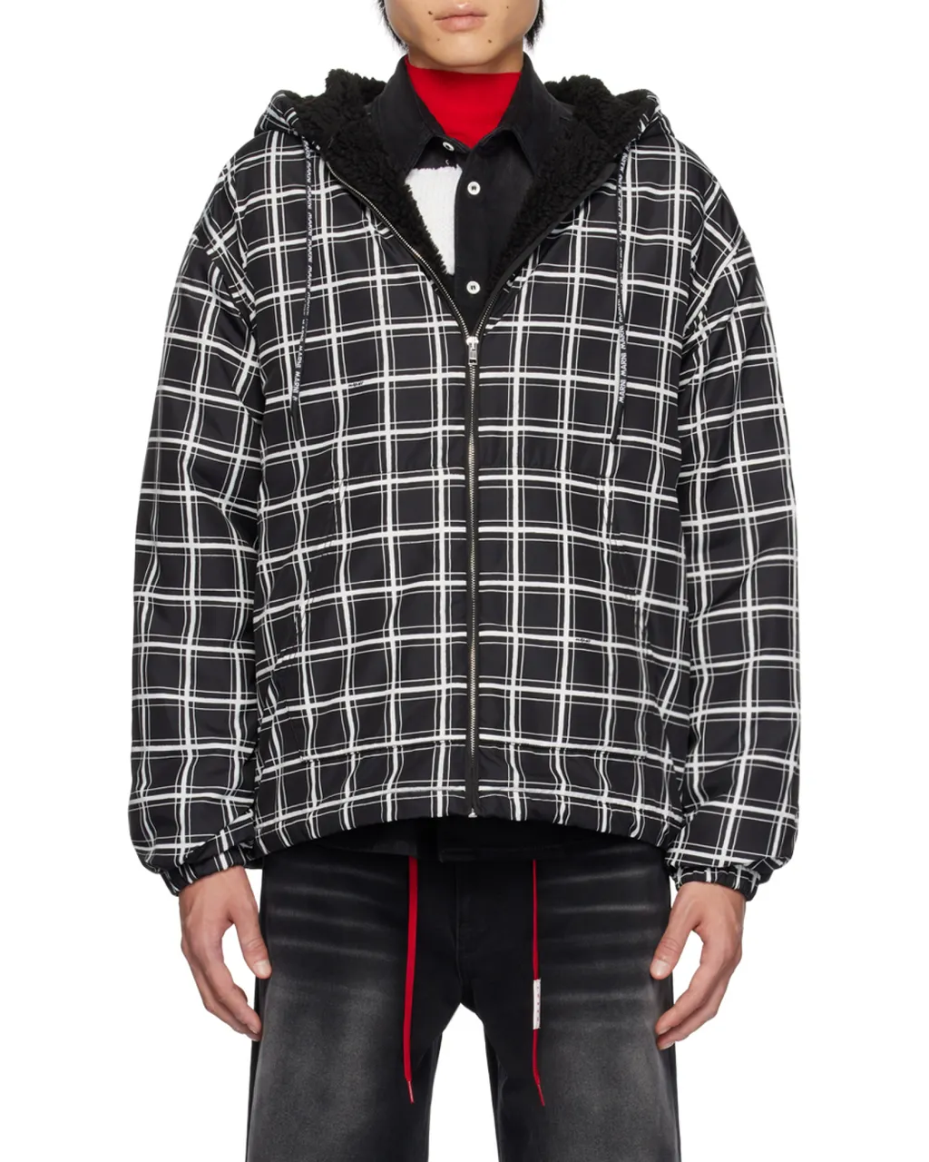 Marni Checked Hooded Jacket