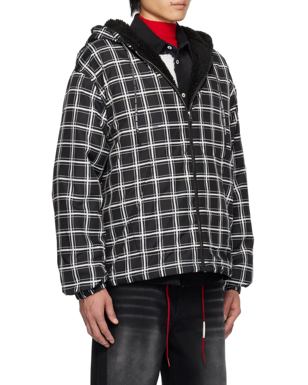 Marni Checked Hooded Jacket