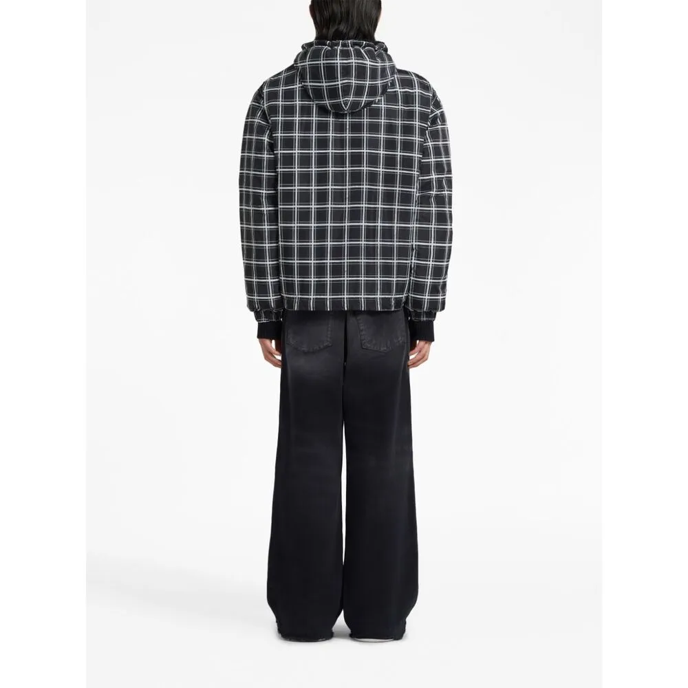Marni Checked Hooded Jacket
