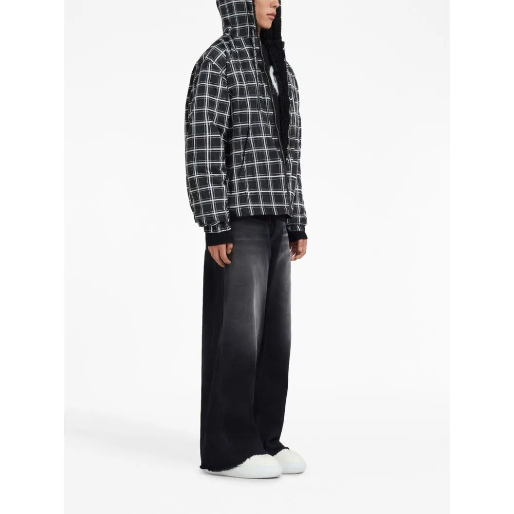 Marni Checked Hooded Jacket