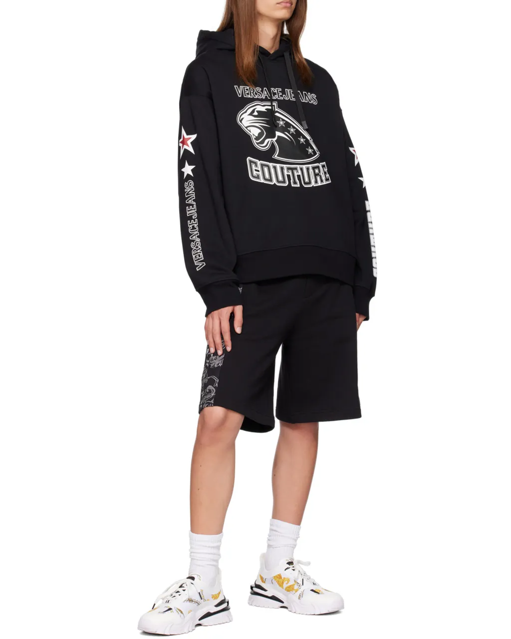 Logo-Print Cotton Hoodie