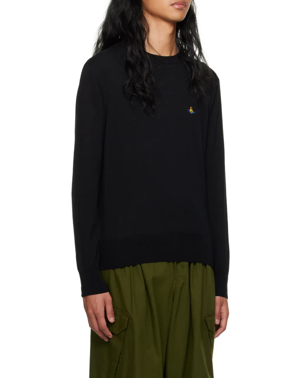 Vivienne Westwood Orb Embroidered Long-Sleeved Cardigan