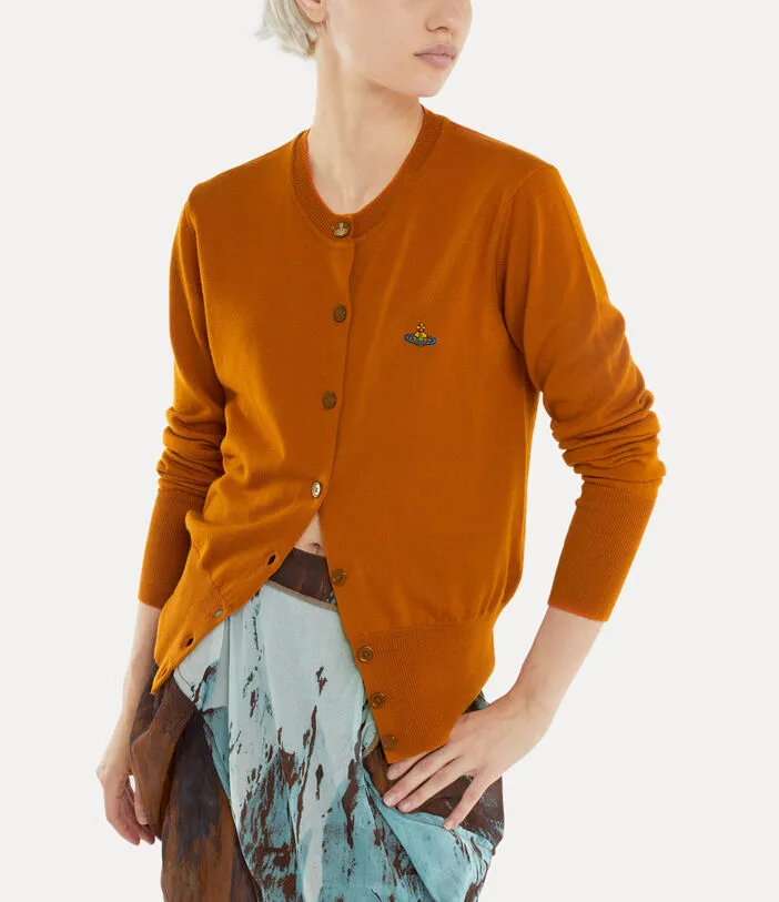 Vivienne Westwood Orb Embroidered Buttoned Cardigan