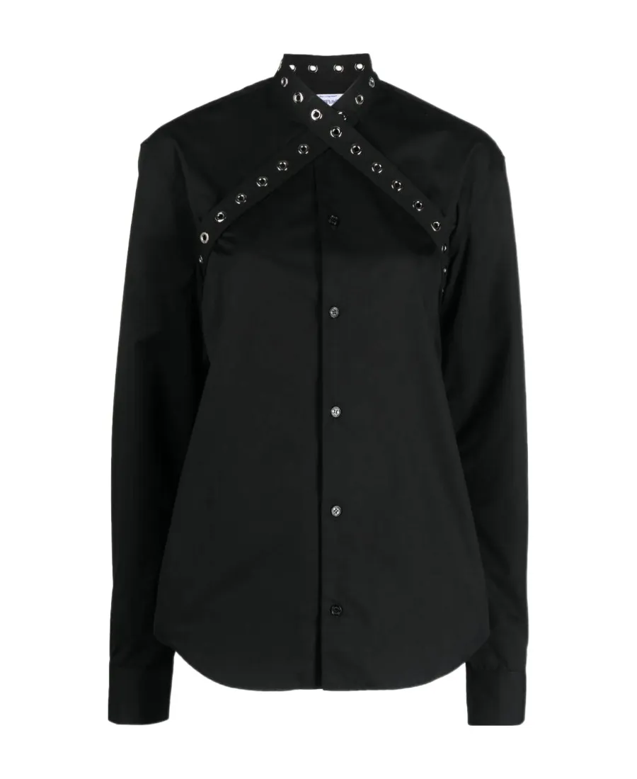 Off-White Buttoned Long-Sleeved Shirt