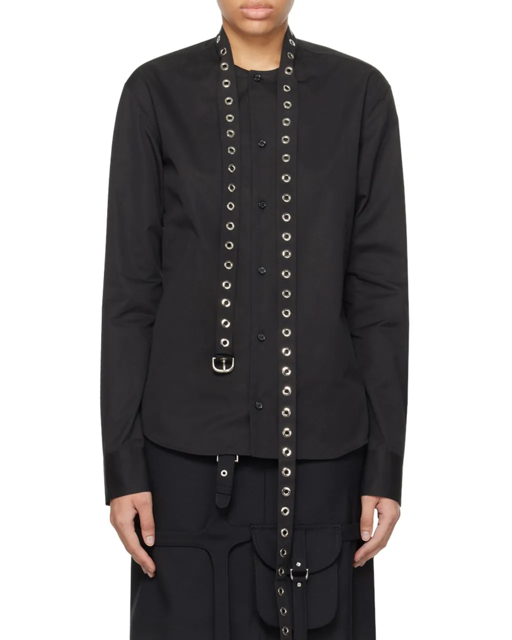 Off-White Buttoned Long-Sleeved Shirt