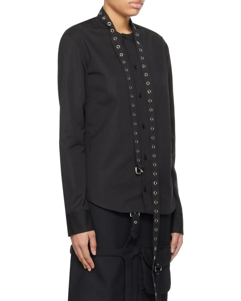 Off-White Buttoned Long-Sleeved Shirt