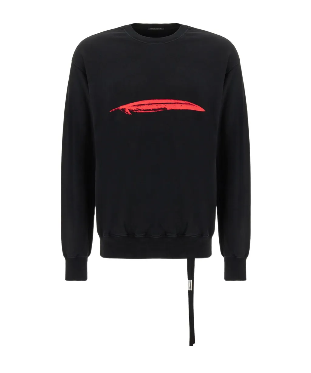 Ann Demeulemeester Logo Printed Crewneck Sweatshirt
