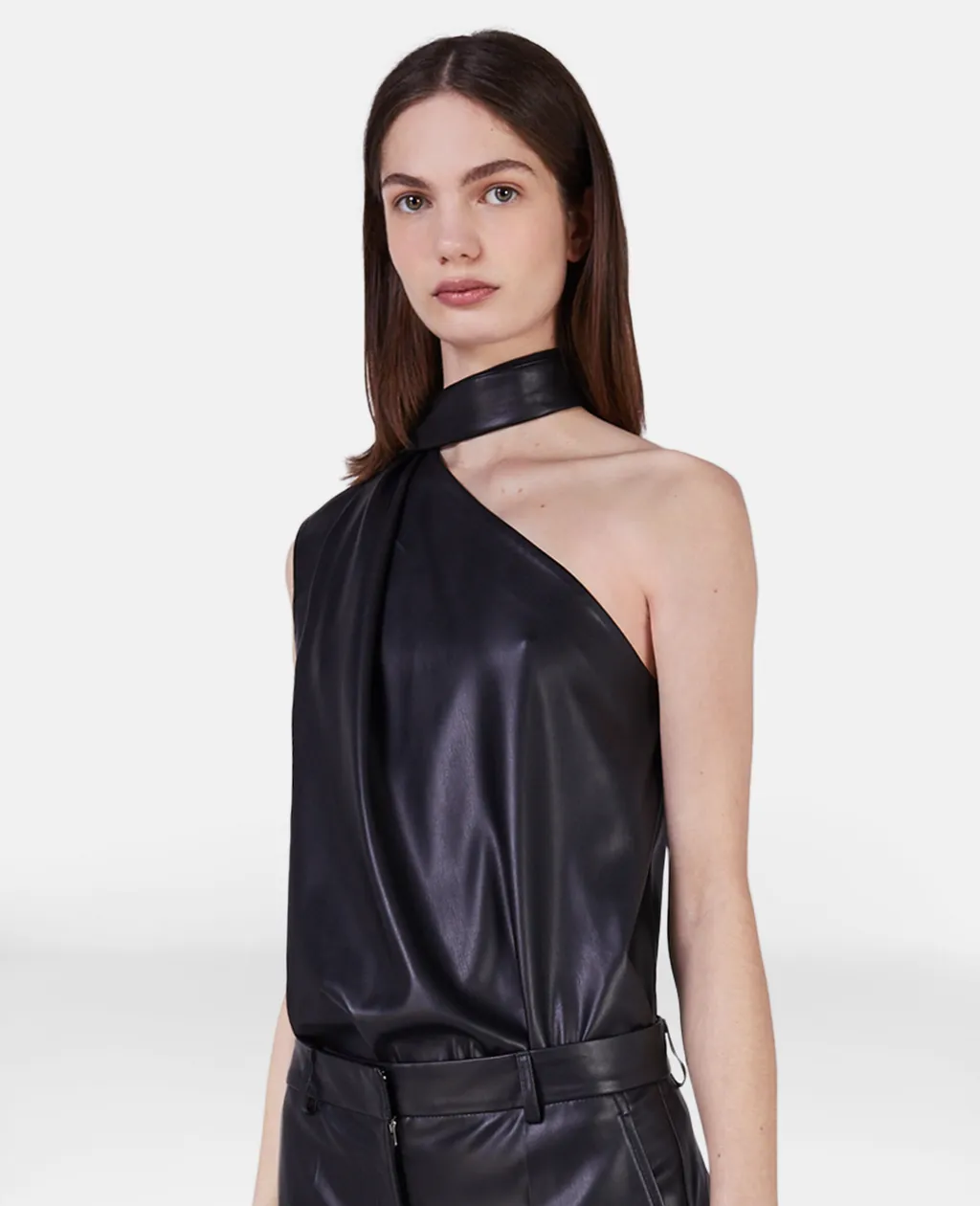 Stella Mccartney Scarf One-Shoulder Sleeveless Top