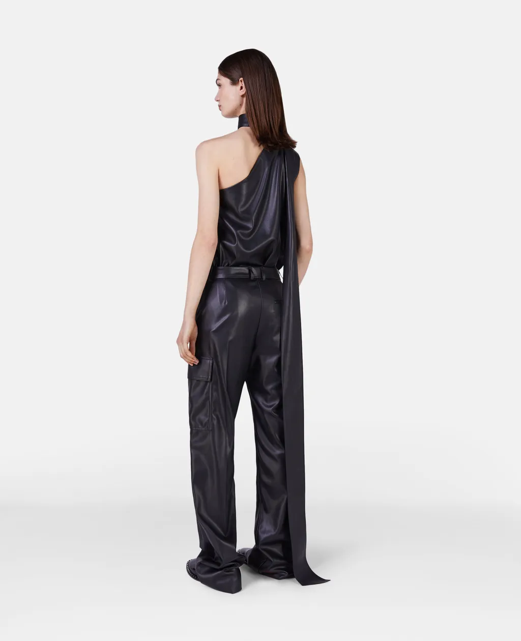 Stella Mccartney Scarf One-Shoulder Sleeveless Top