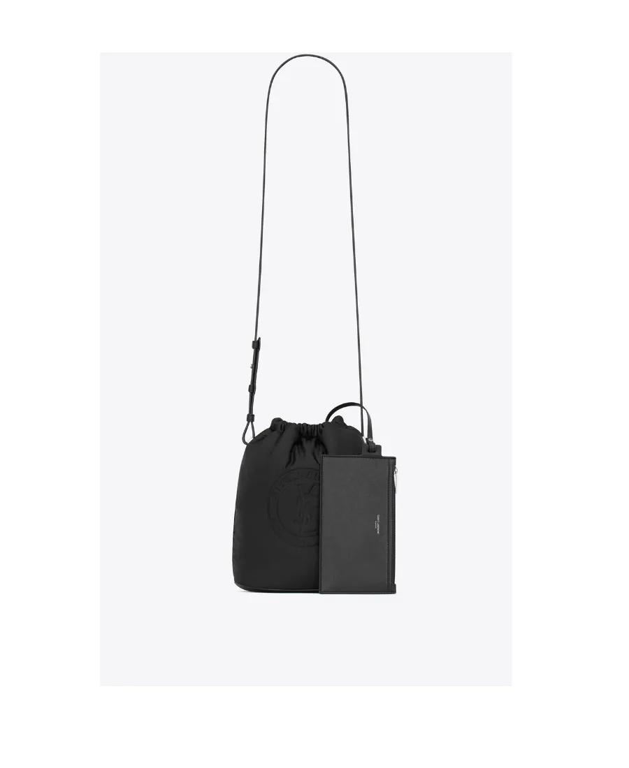 Saint Laurent Rive Gauche Laced Bucket Bag