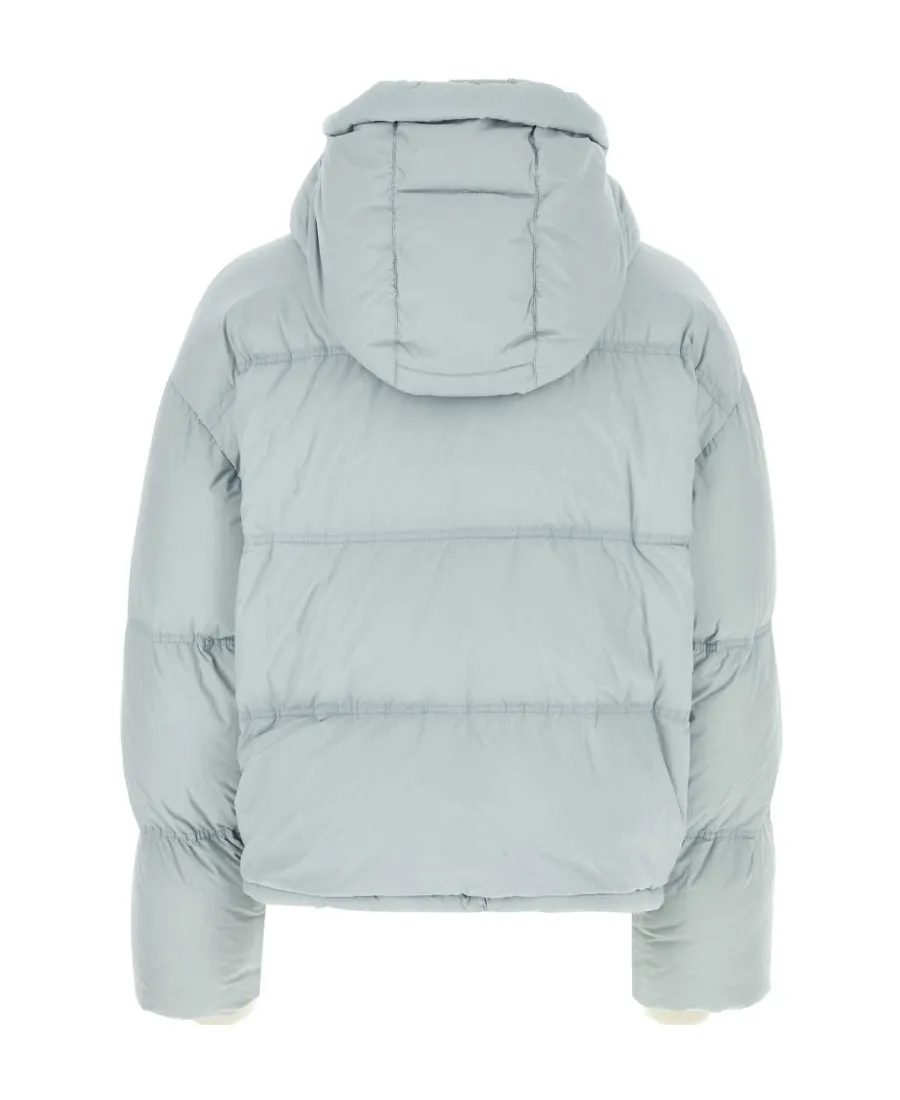 Hooded Pull Rope Down Jacket
