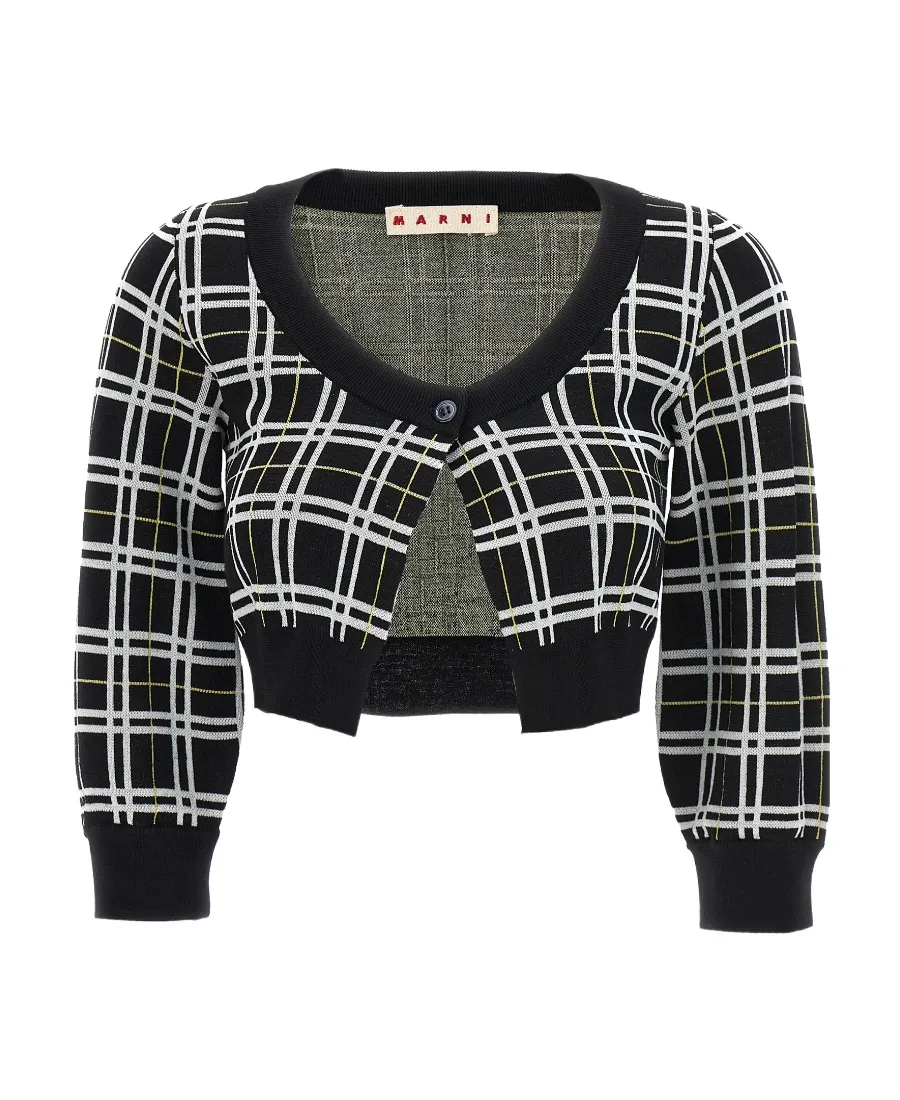 Marni Buttoned Cropped Cardigan