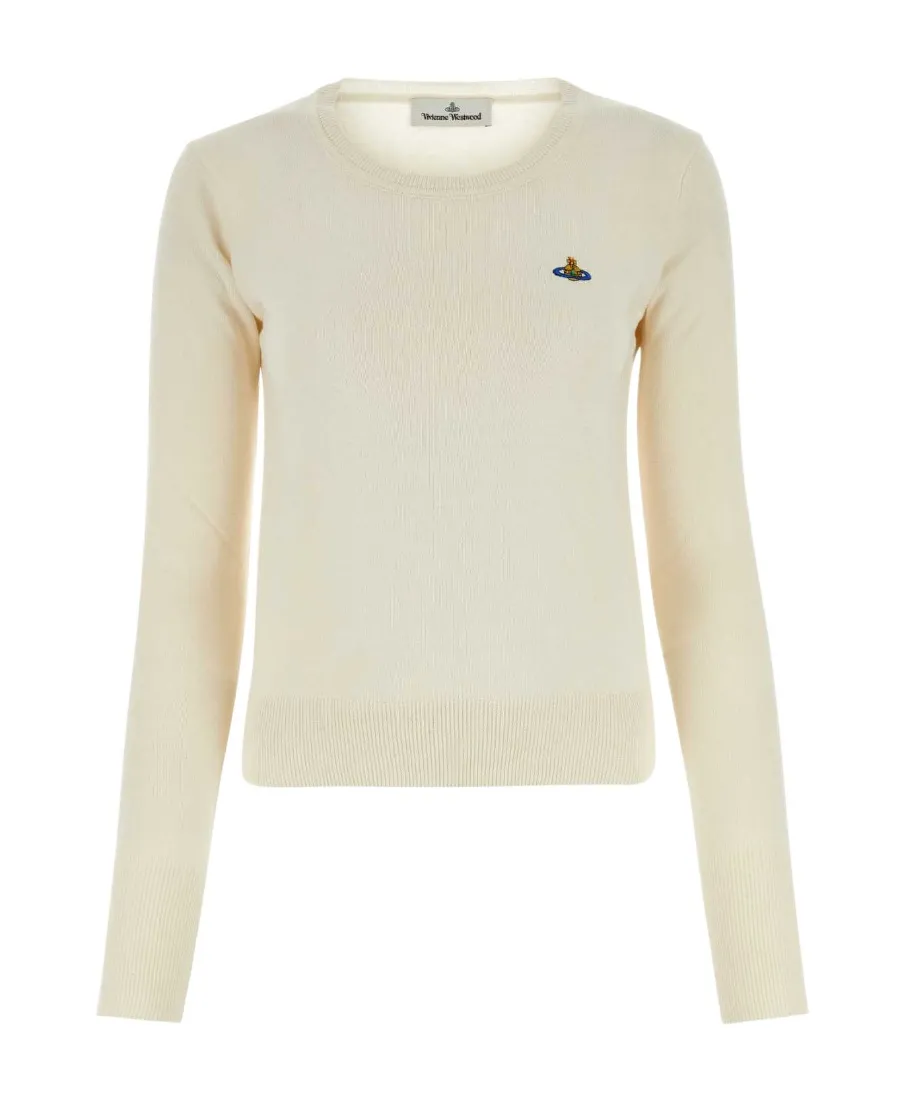Vivienne Westwood Orb Embroidered Long-Sleeved Jumper