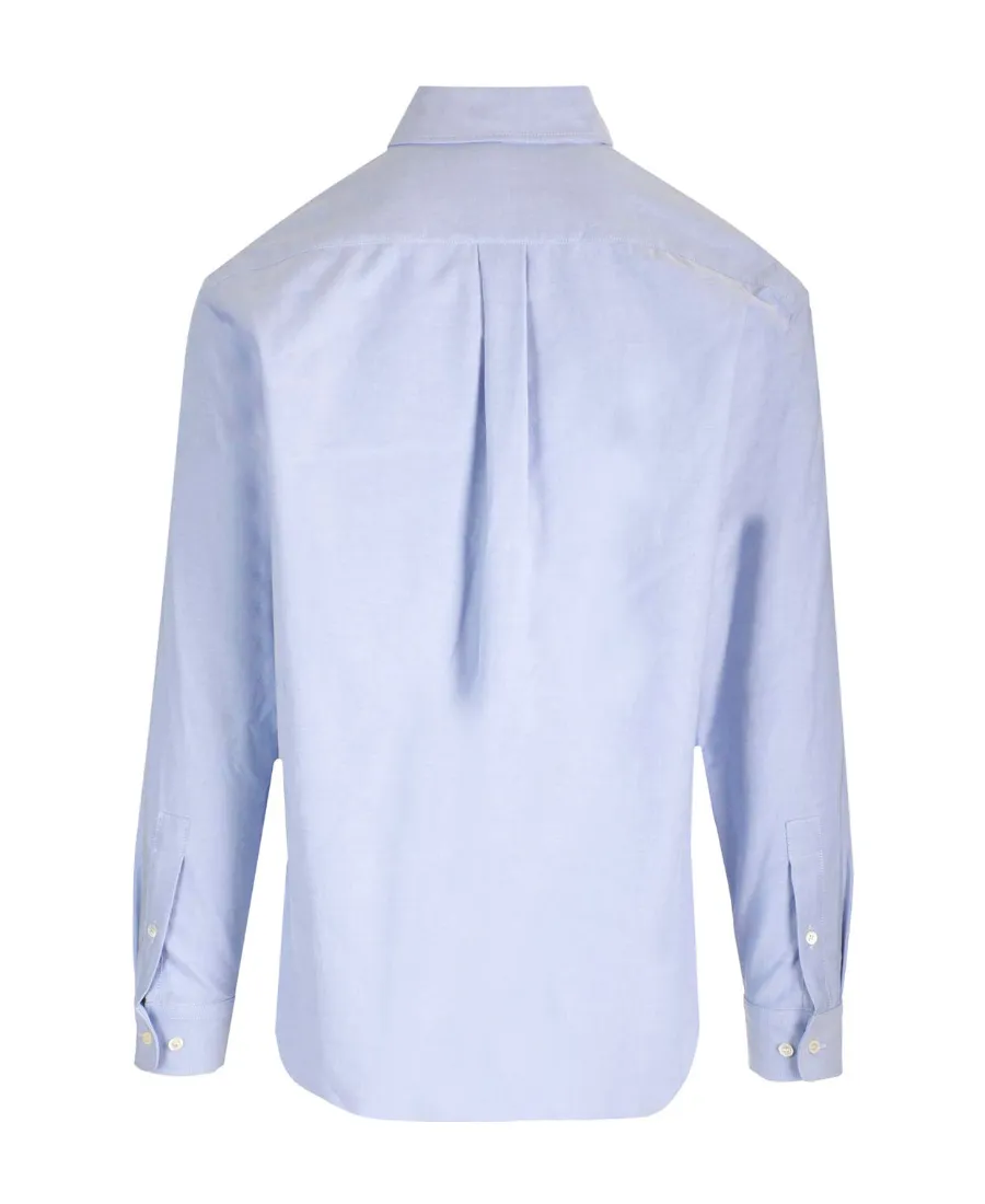 Palm Angels Logo Printed Long-Sleeved Shirt