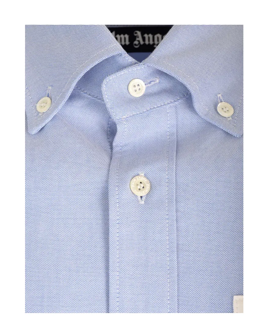 Palm Angels Logo Printed Long-Sleeved Shirt