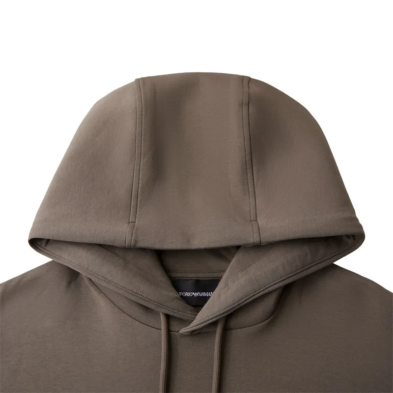 Patch-Detail Drawstring Hoodie