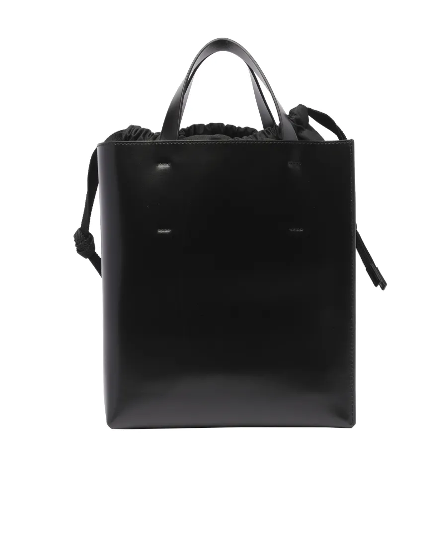 Marni Logo Printed Drawstring Tote Bag