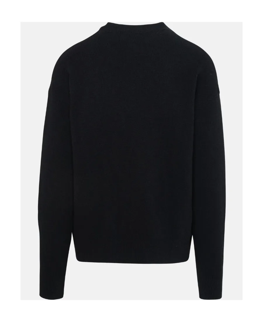 Palm Angels Logo Embroidered Knitted Jumper