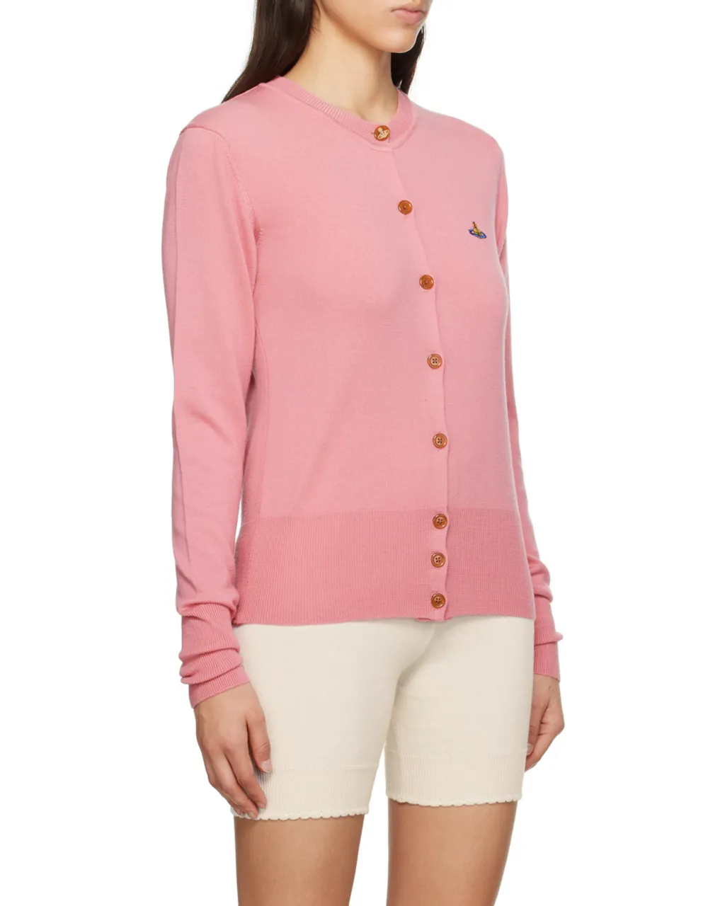 Round-Collar And Long-Sleeved Sweater