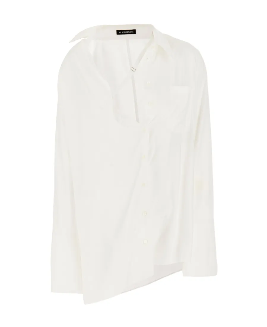 Ann Demeulemeester Long-Sleeved Button-Up Shirt