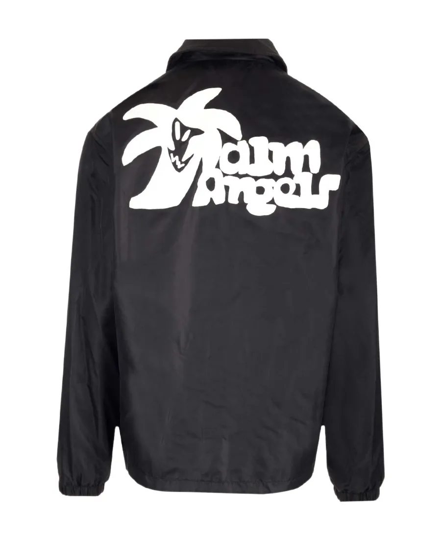 Palm Angels Logo Printed Coat