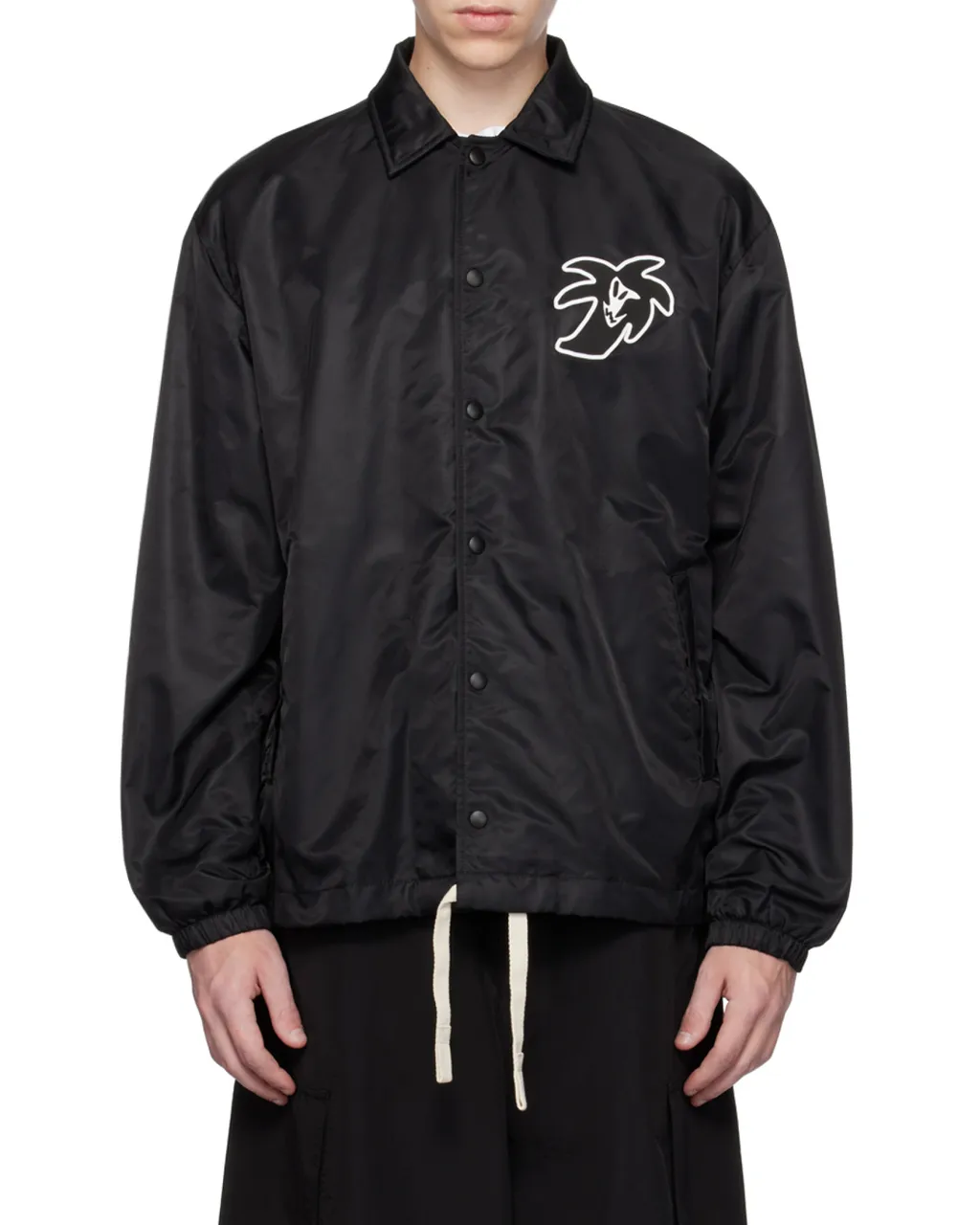 Palm Angels Logo Printed Coat
