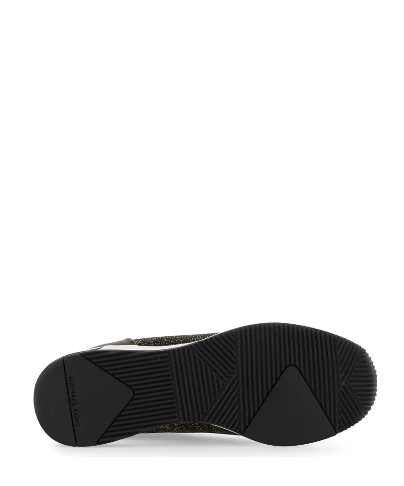 Michael Michael Kors Skyler Metallic Stretch Knit Sock Sneakers