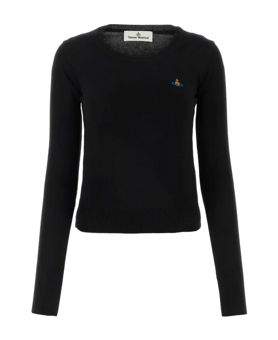 Vivienne Westwood Orb Embroidered Long-Sleeved Jumper