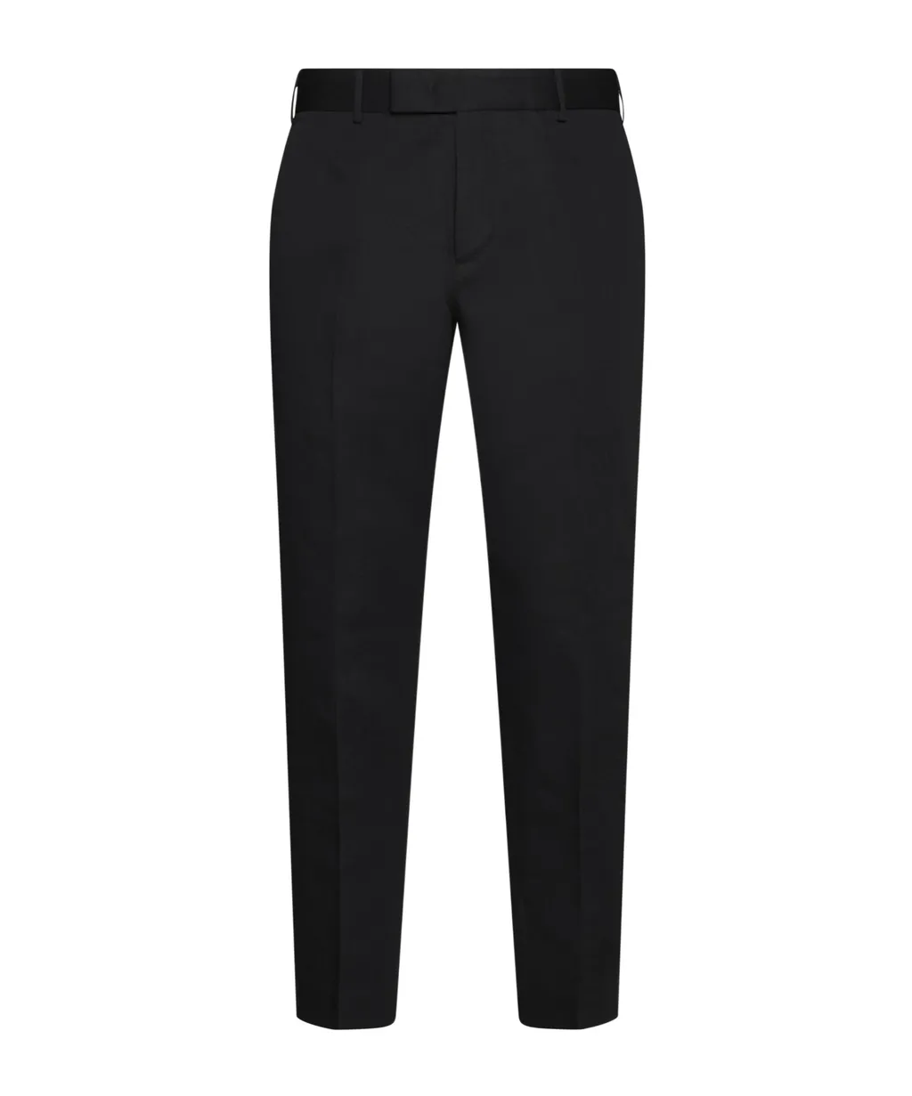 Cotton-Blend Tailored Trousers