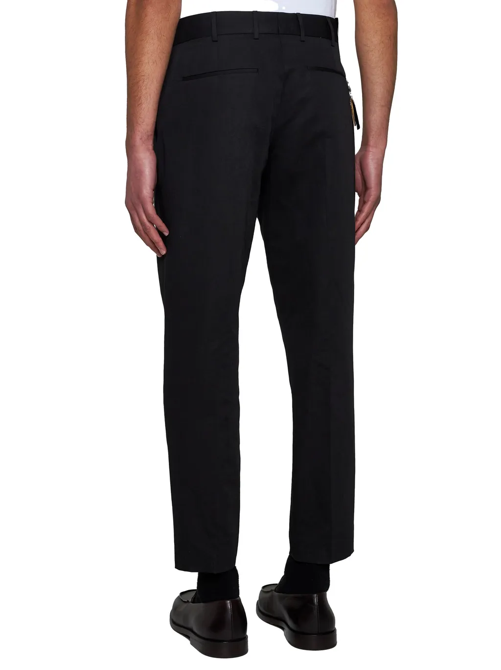 Cotton-Blend Tailored Trousers