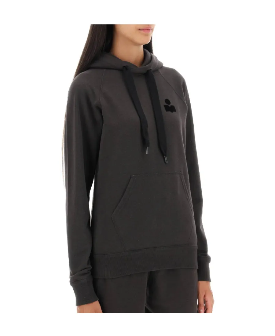 Isabel Marant ÉToile Logo-Printed Drawstring Hoodie