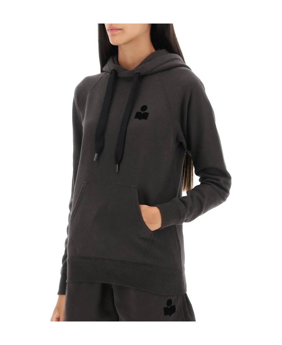 Isabel Marant ÉToile Logo-Printed Drawstring Hoodie