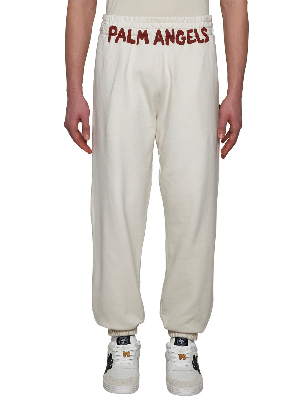 Palm Angels Logo-Printed Elasticated Waist Track Pants
