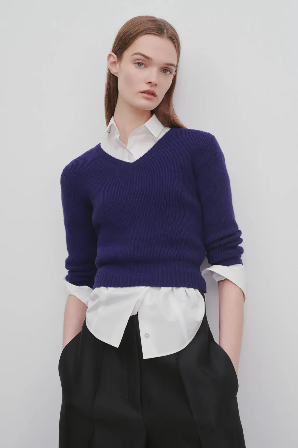 V-Necked Cashmere Sweater