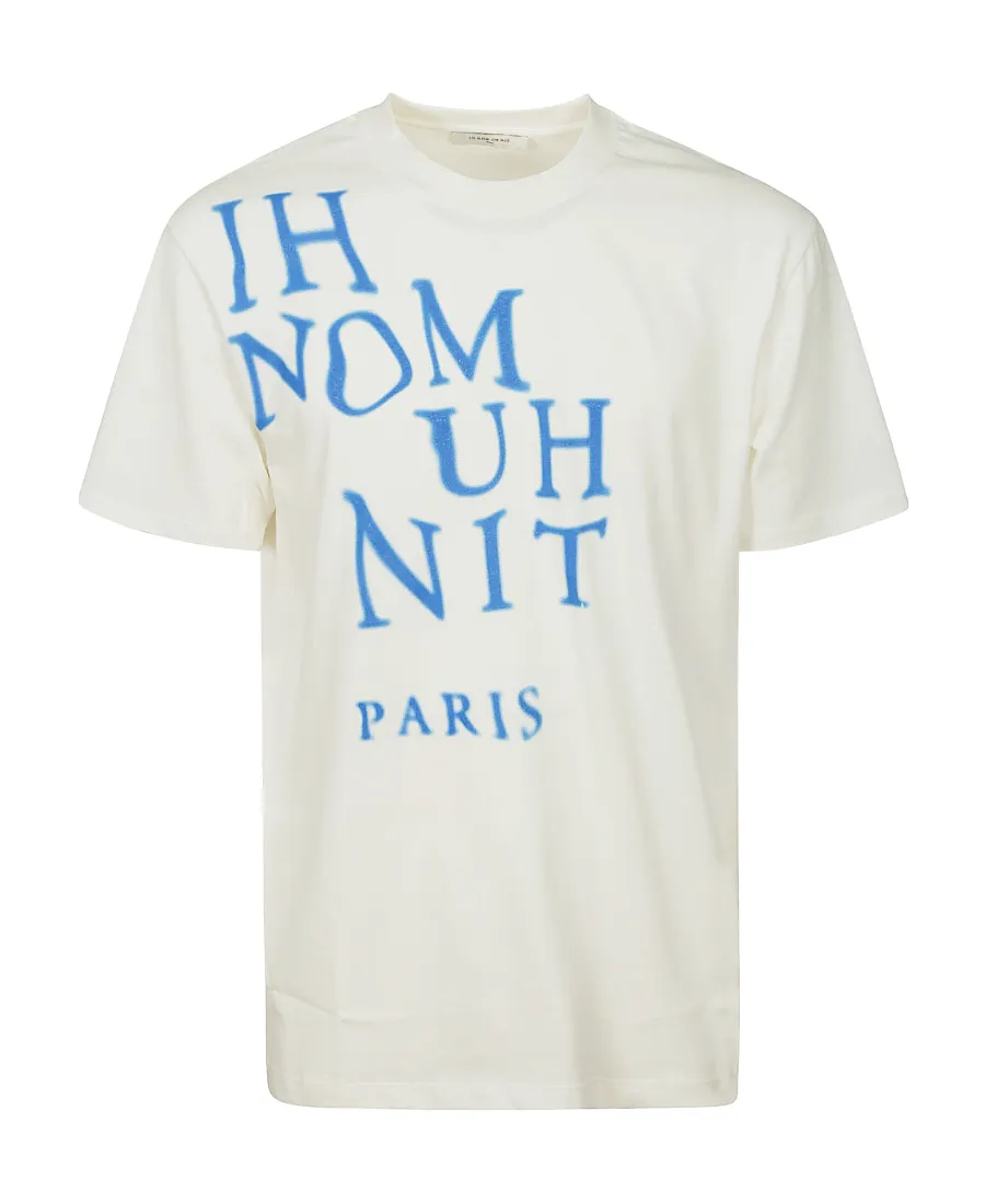 Ih Nom Uh Nit Logo Printed Crewneck T-Shirt