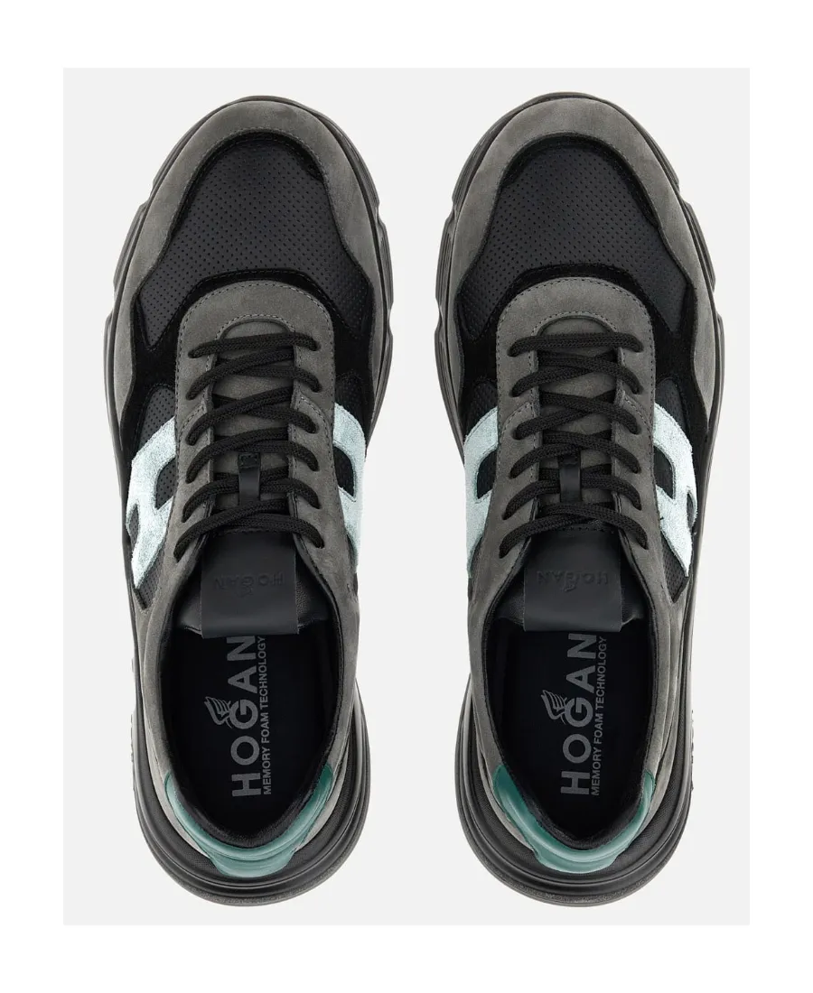 Hogan Hyperlight Panelled Lace-Up Sneakers