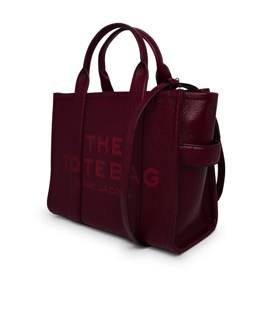 Marc Jacobs The Leather Logo Embossed Tote Bag