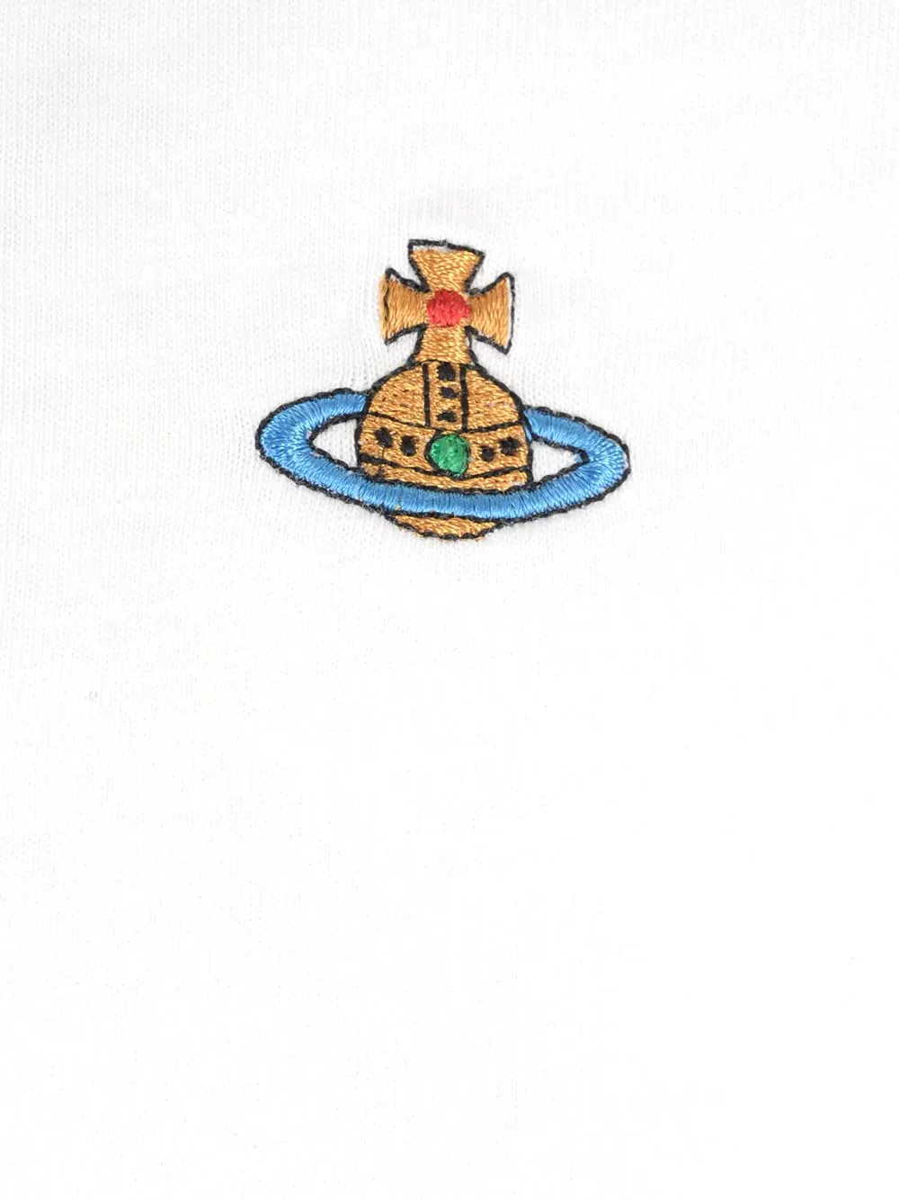 Vivienne Westwood Logo Embroidered Crewneck T-Shirt