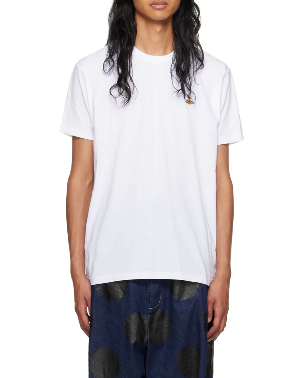 Vivienne Westwood Logo Embroidered Crewneck T-Shirt