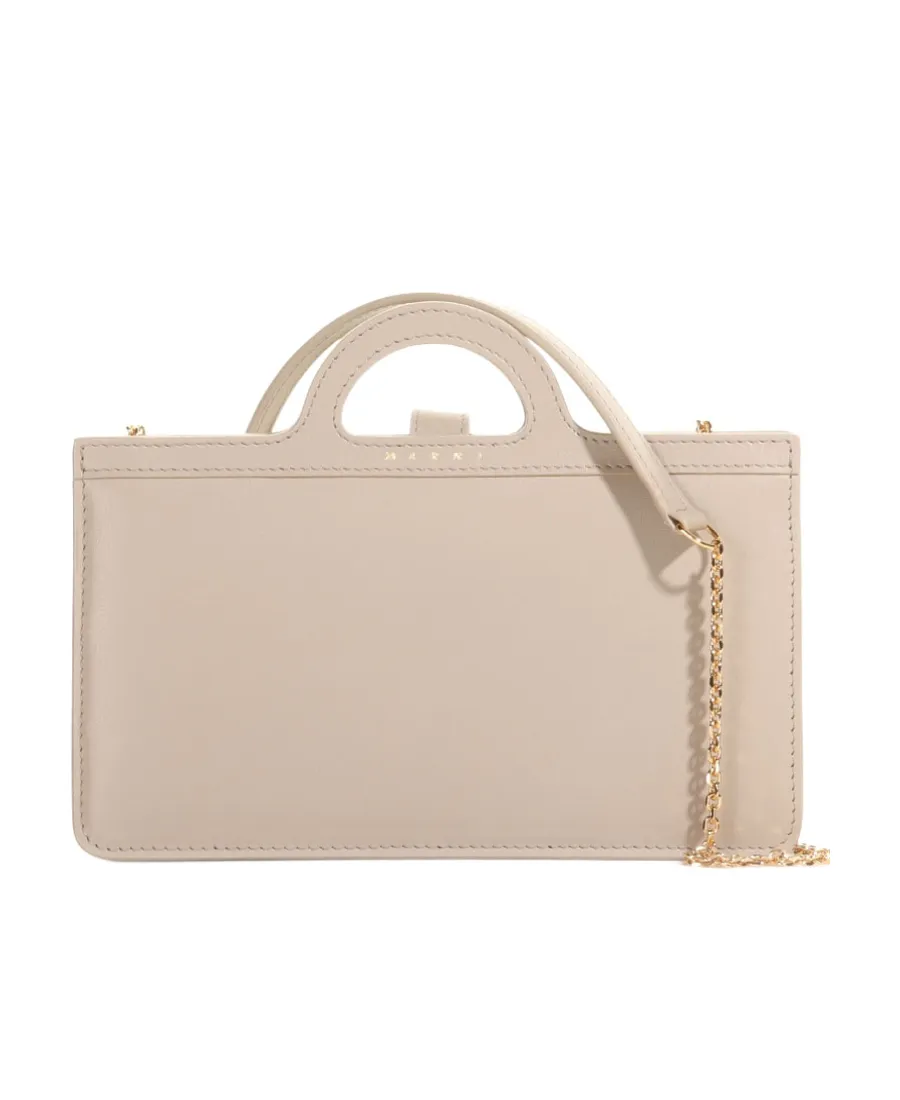 Tropicalia Debossed-Logo Leather Bag
